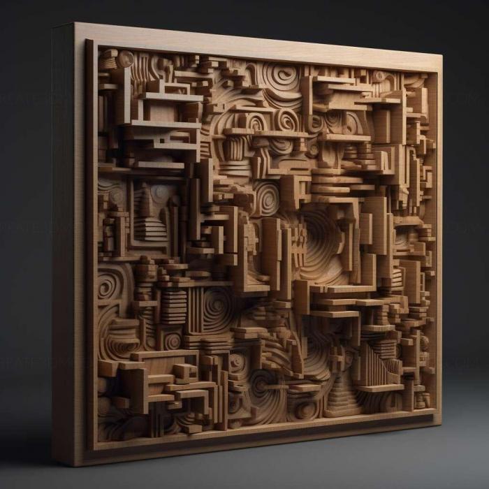 نموذج ثلاثي الأبعاد لآلة CNC 3D Art 